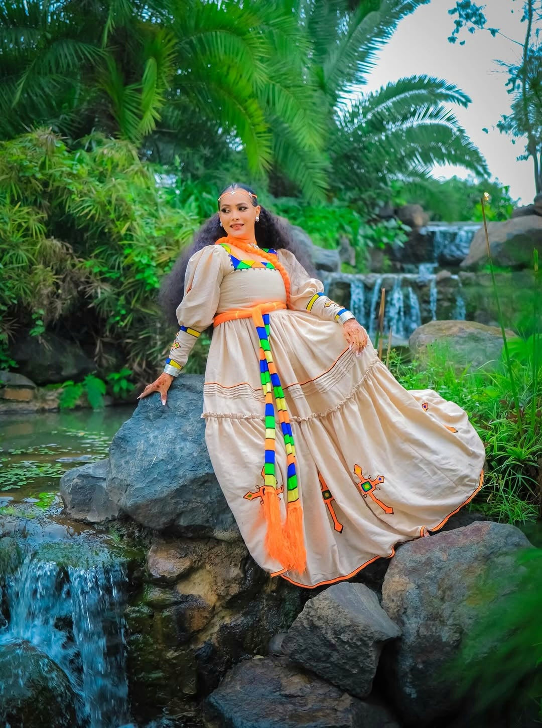 Traditional Ashenda Kemis with Colorful Accents for Ashenda Events