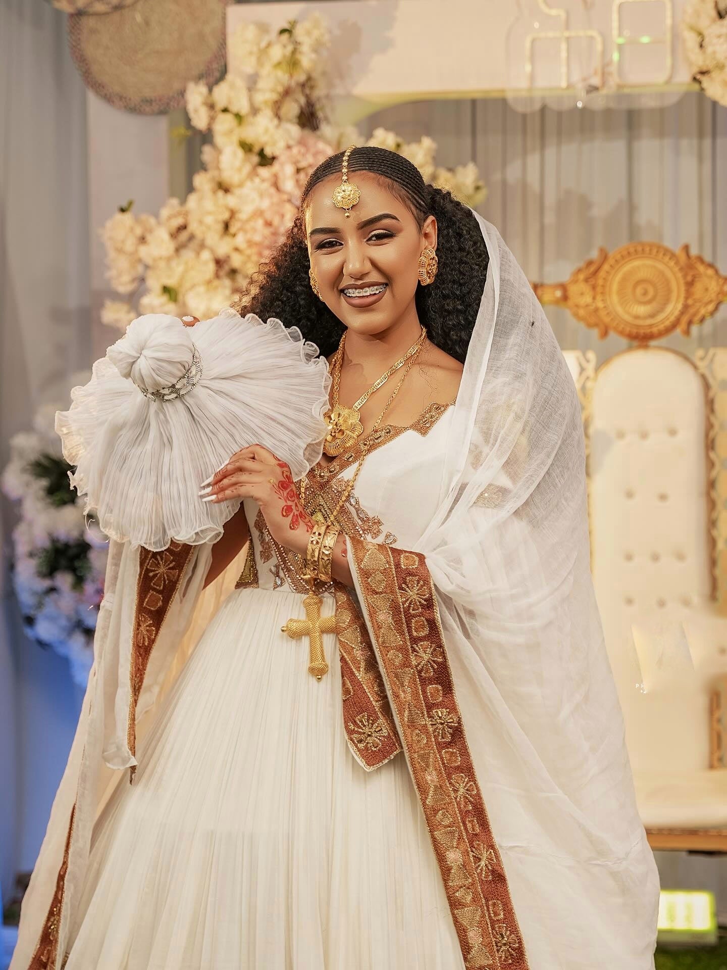 Radiant Traditional Ethiopian Wedding Dress Timeless Elegance Habesha Kemis Habesha Dress Style 161