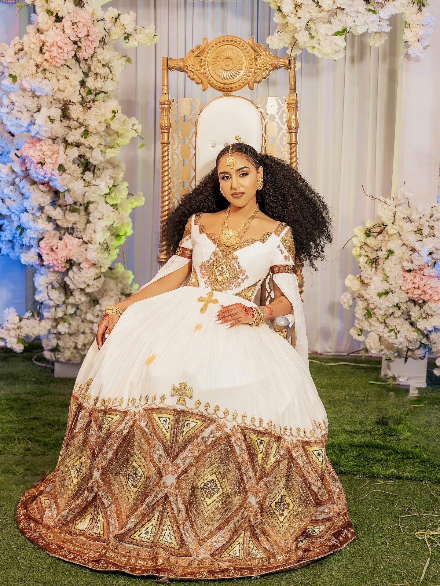 Radiant Traditional Ethiopian Wedding Dress Timeless Elegance Habesha Kemis Habesha Dress Style 161