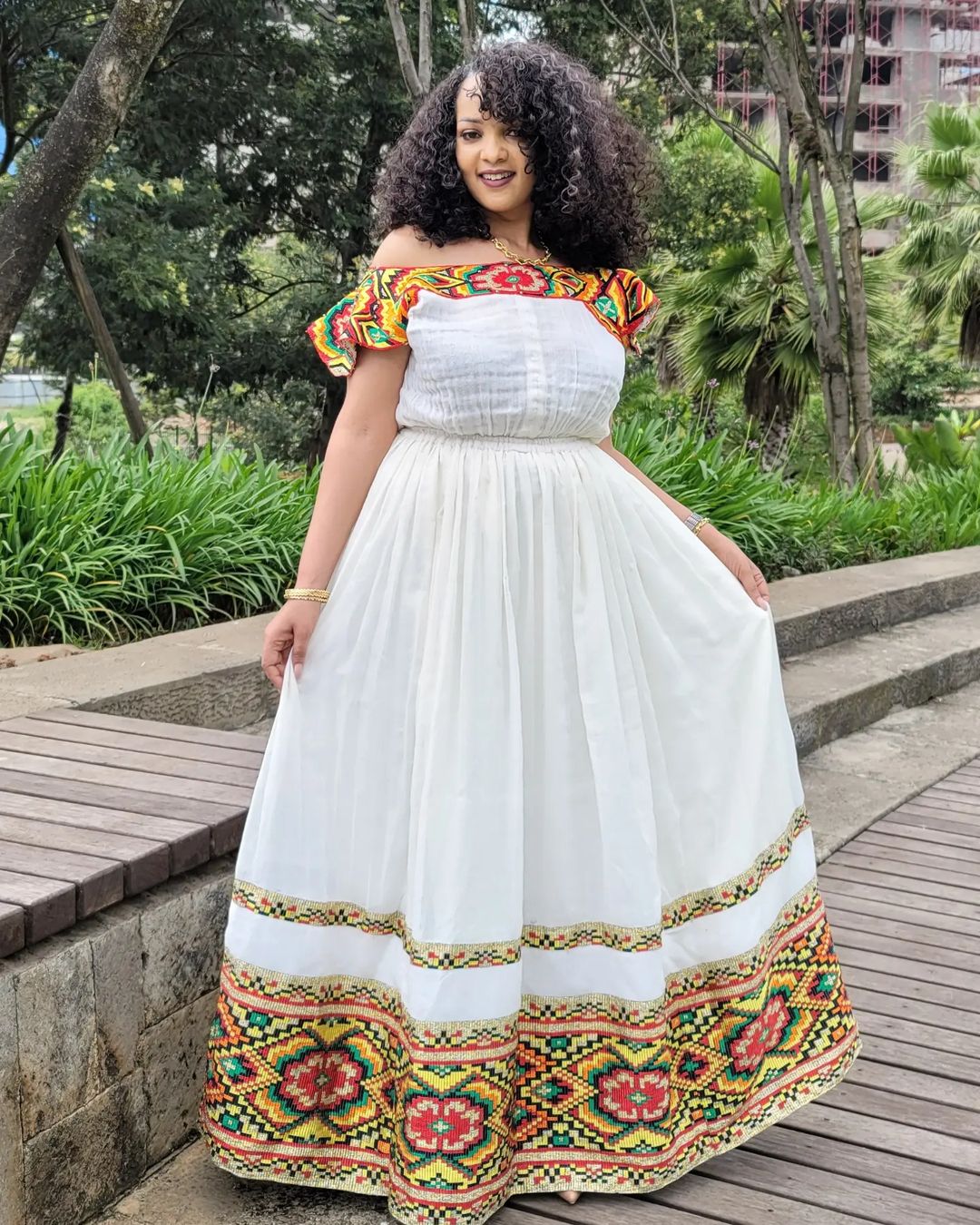 Contemporary Look with Traditional Ethiopian Dress