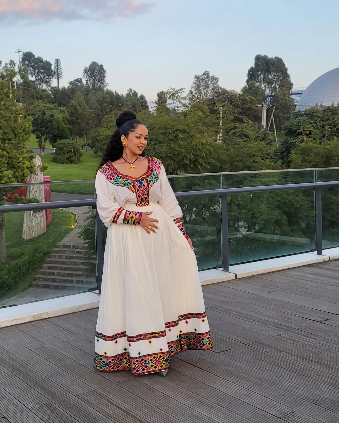 Sophisticated Handmade Traditional Ethiopian Dress