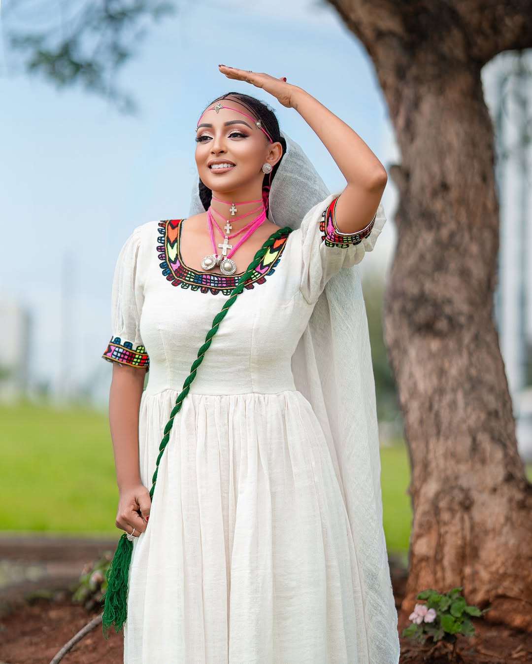 Traditional Ashenda Kemis with Colorful Accents for Cultural Events