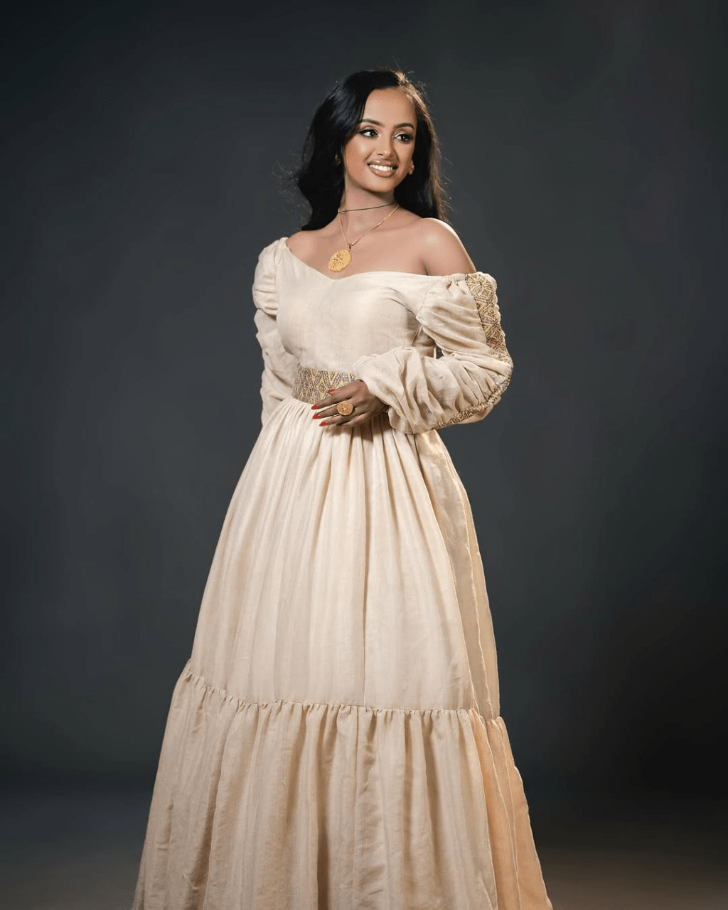 Simple Habesha Kemise Elegant Ethiopian Women's Style