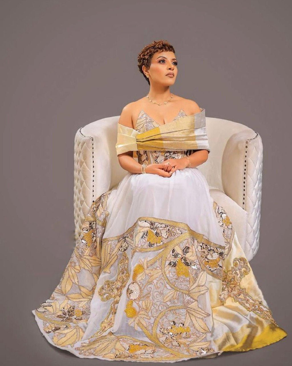 Stylish Light Color Design Habesha Dress Habesha Kemis Ethiopian Dress Style Traditional Habesha Libs