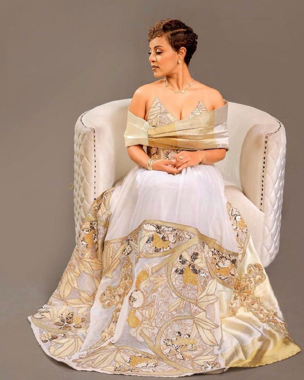 Stylish Light Color Design Habesha Dress Habesha Kemis Ethiopian Dress Style Traditional Habesha Libs