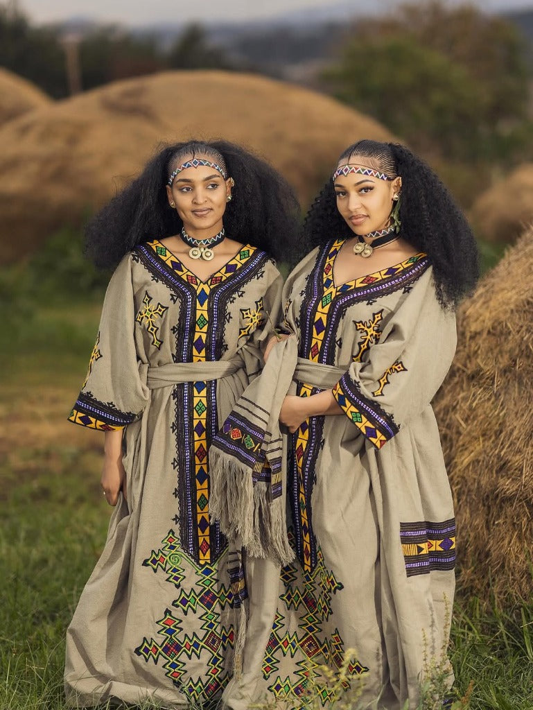 Traditional Ashenda Kemis with Colorful Embroidery for Cultural Celebration