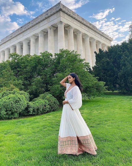 A Beautiful Habesha Dress Made in Ethiopia, Full Shimena