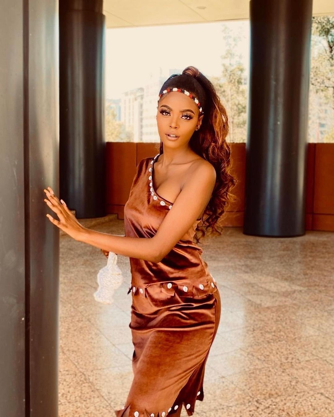 Shoa Oromo Dress Brown Oromo Dress With Accessories Habesha Dress αα α» ααα΅ αα α» αα₯α΅