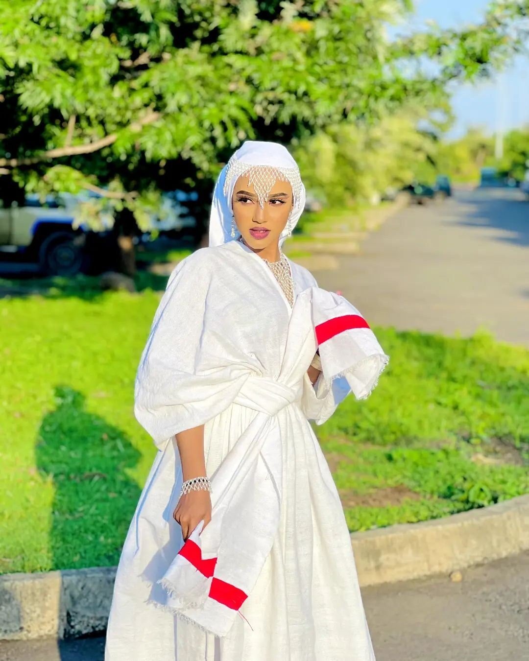 Oromo Dress Wollega Dress With Accessories Habesha Dress αα α» ααα΅ αα α» αα₯α΅