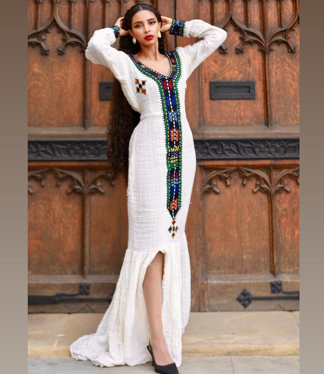 Handwoven Habesha Dress Modern Habesha Kemis Ethiopian Traditional Dress Eritrean Dress ሀበሻ ቀሚስ ሀበሻ ልብስ