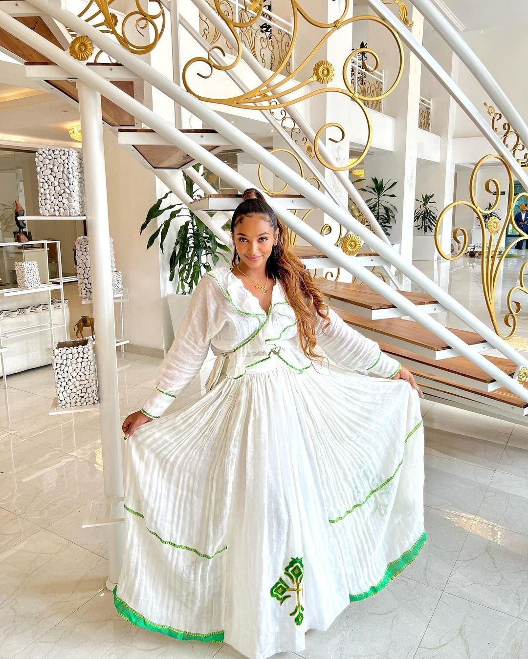 Modern Habesha Kemis Handwoven Habesha Dress Ethiopian Traditional Dress Simple Habesha Libs Eritrean Dress αα α» ααα΅ αα α» αα₯α΅