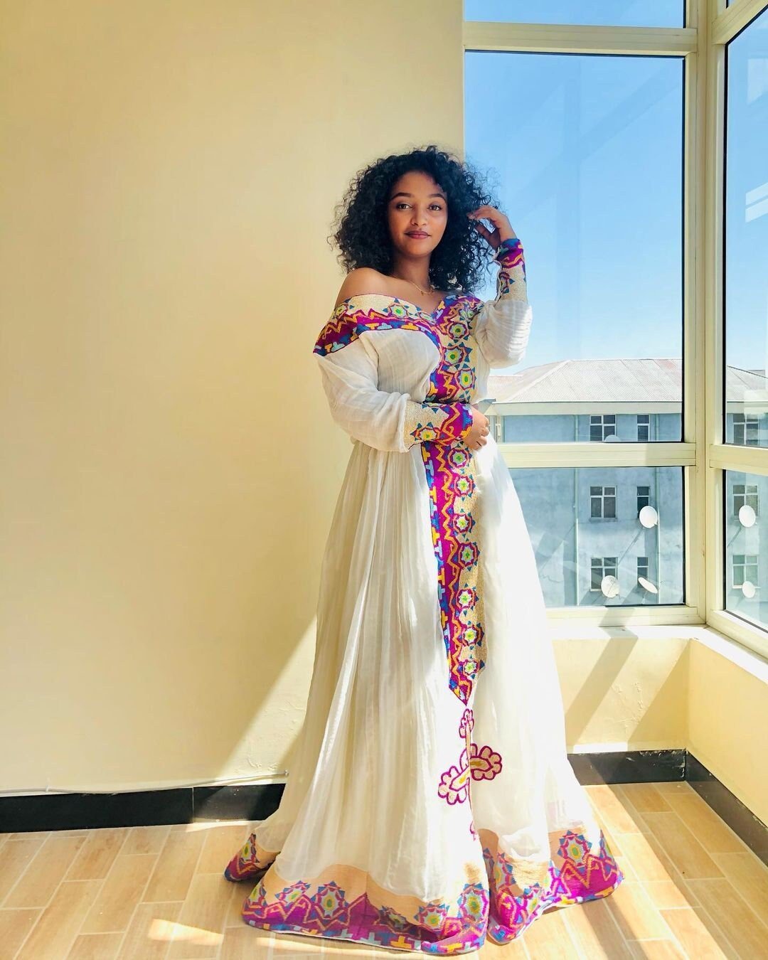 Gorgeous Habesha Kemis Handwoven Habesha Dress Ethiopian Traditional Dress Modern Habesha Libs Eritrean Dress ሀበሻ ቀሚስ ሀበሻ ልብስ
