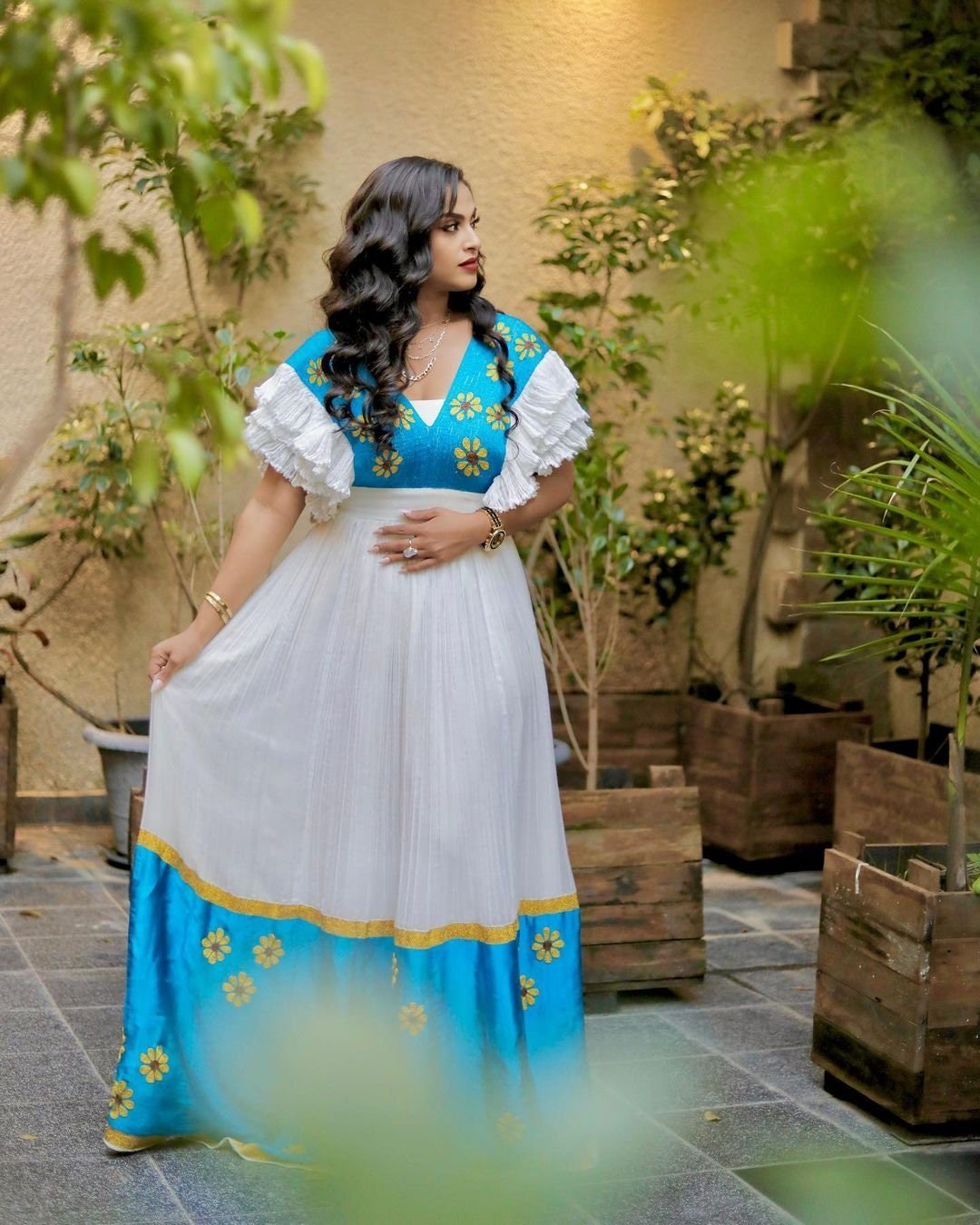 Habesha Dress For New Year Handwoven Habesha Kemis Habesha Libs Eritrean Dress ሀበሻ ቀሚስ ሀበሻ ልብስ