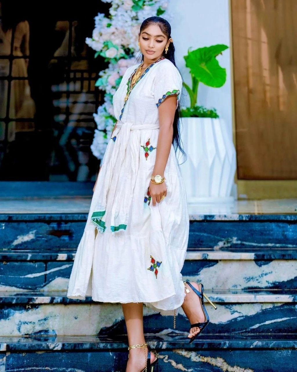 Beautiful Habesha Dress Modern Habesha Kemis Handwoven Habesha Libs Eritrean Dress αα α» ααα΅ αα α» αα₯α΅