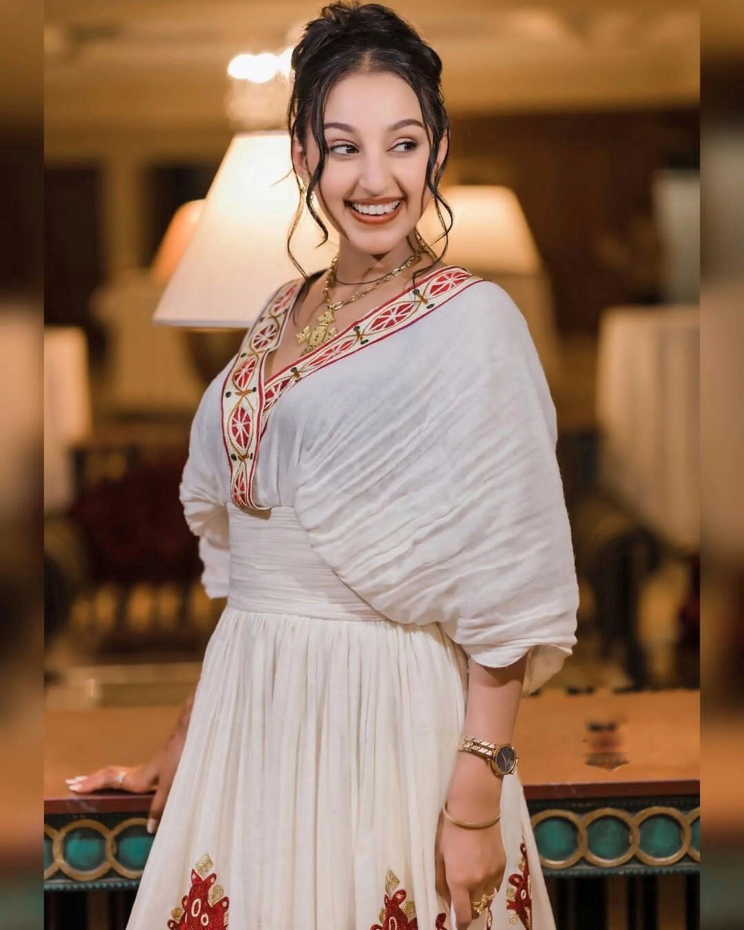 Gorgeous Habesha Dress Handwoven Habesha Kemis Modern Traditional Dress Eritrean Dress ሀበሻ ቀሚስ ሀበሻ ልብስ