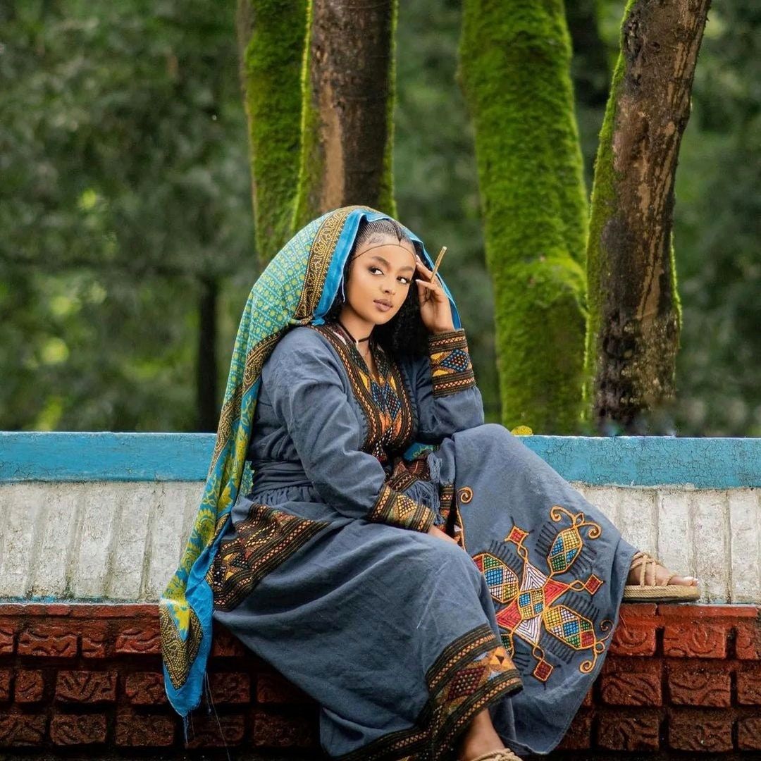 Beautiful Raya Dress Habesha Dress Handwoven Habesha Kemis Modern Traditional Dress Eritrean Dress ሀበሻ ቀሚስ ሀበሻ ልብስ