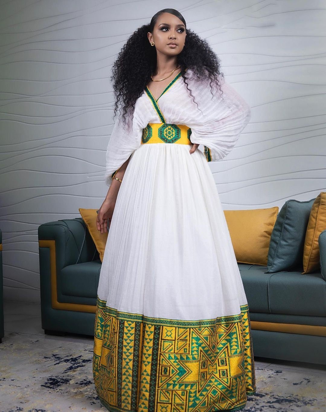 Elegant Habesha Dress Ethiopian Traditional Dress Handwoven Habesha Libs Modern Habesha Kemis Eritrean Dress ሀበሻ ቀሚስ ሀበሻ ልብስ
