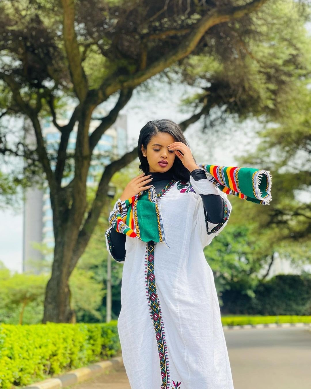 Gorgeous Handwoven Habesha Kemis Modern Habesha Dress Simple Habesha Libs Eritrean Dress ሀበሻ ቀሚስ ሀበሻ ልብስ