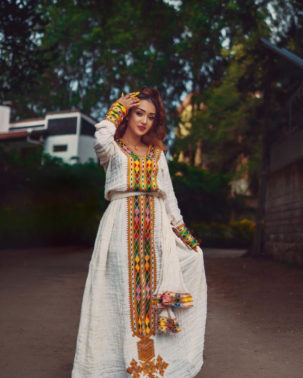 Modern Habesha Kemis Handwoven Habesha Libs Simple Habesha Dress Eritrean Dress ሀበሻ ቀሚስ ሀበሻ ልብስ