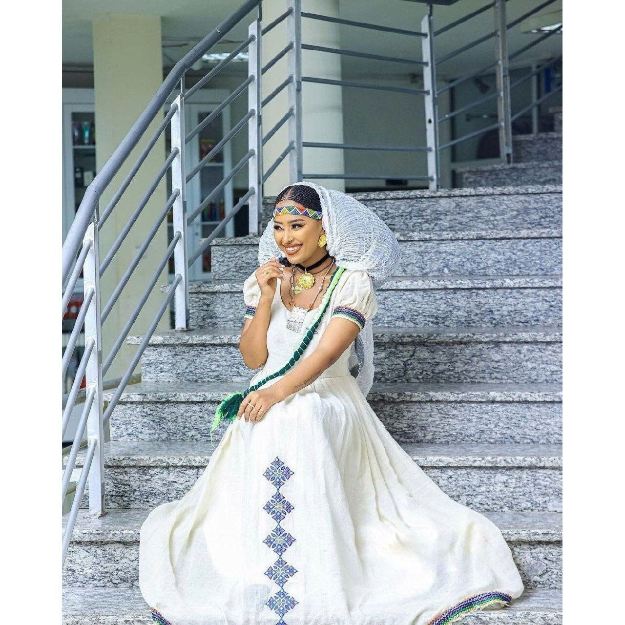 Simple Habesha Kemis For New Year Handwoven Habesha Libs Modern Habesha Dress Eritrean Dress αα α» ααα΅ αα α» αα₯α΅
