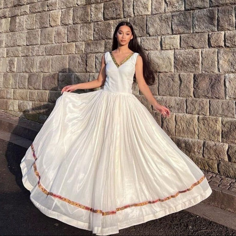 Gorgeous Ethiopian Dress Modern Dress Beautiful Habesha Dress Womens Dress Habesha Kemis Eritrean Dress ሀበሻ ቀሚስ ሀበሻ ልብስ