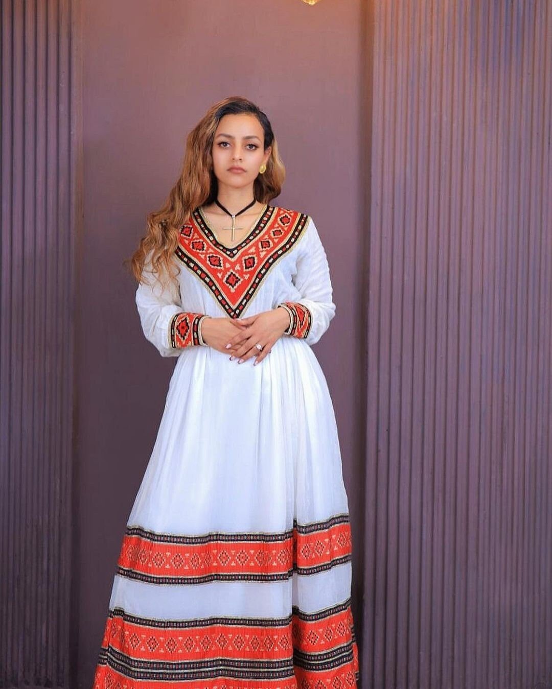 Gorgeous Pattern Habesha Dress Modern Habesha Kemis Design Habesha Libs es00107