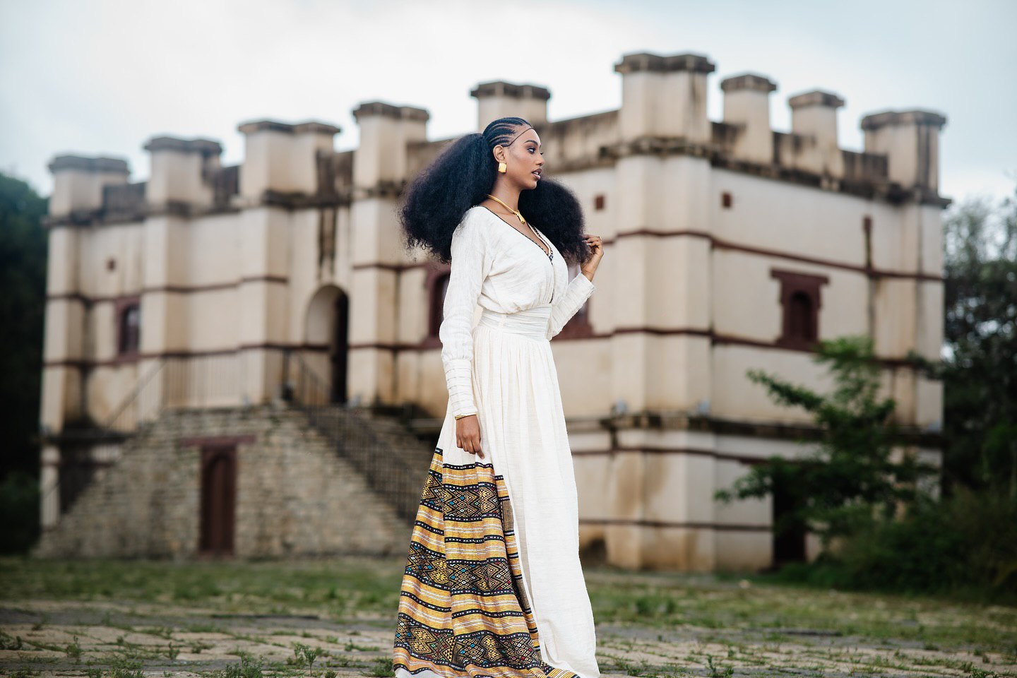 Authentic Habesha Dress Handwoven Habesha Kemis Ethiopian traditional Dress Style 142