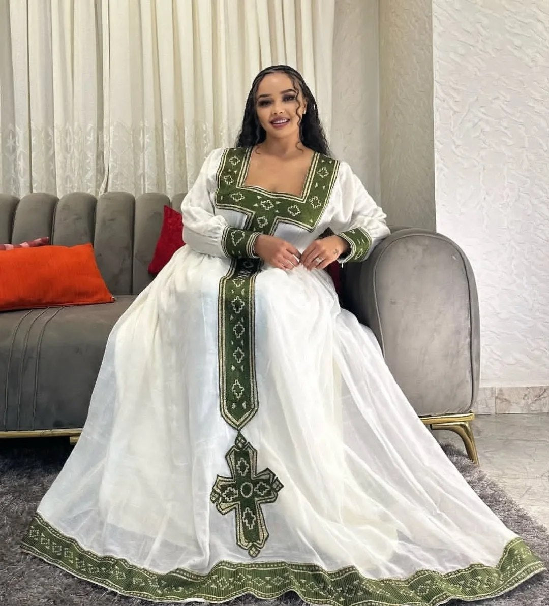 Habesha Kemis – Traditional Ethiopian Dress Inspired by Elegant Habesha & Eritrean Designs