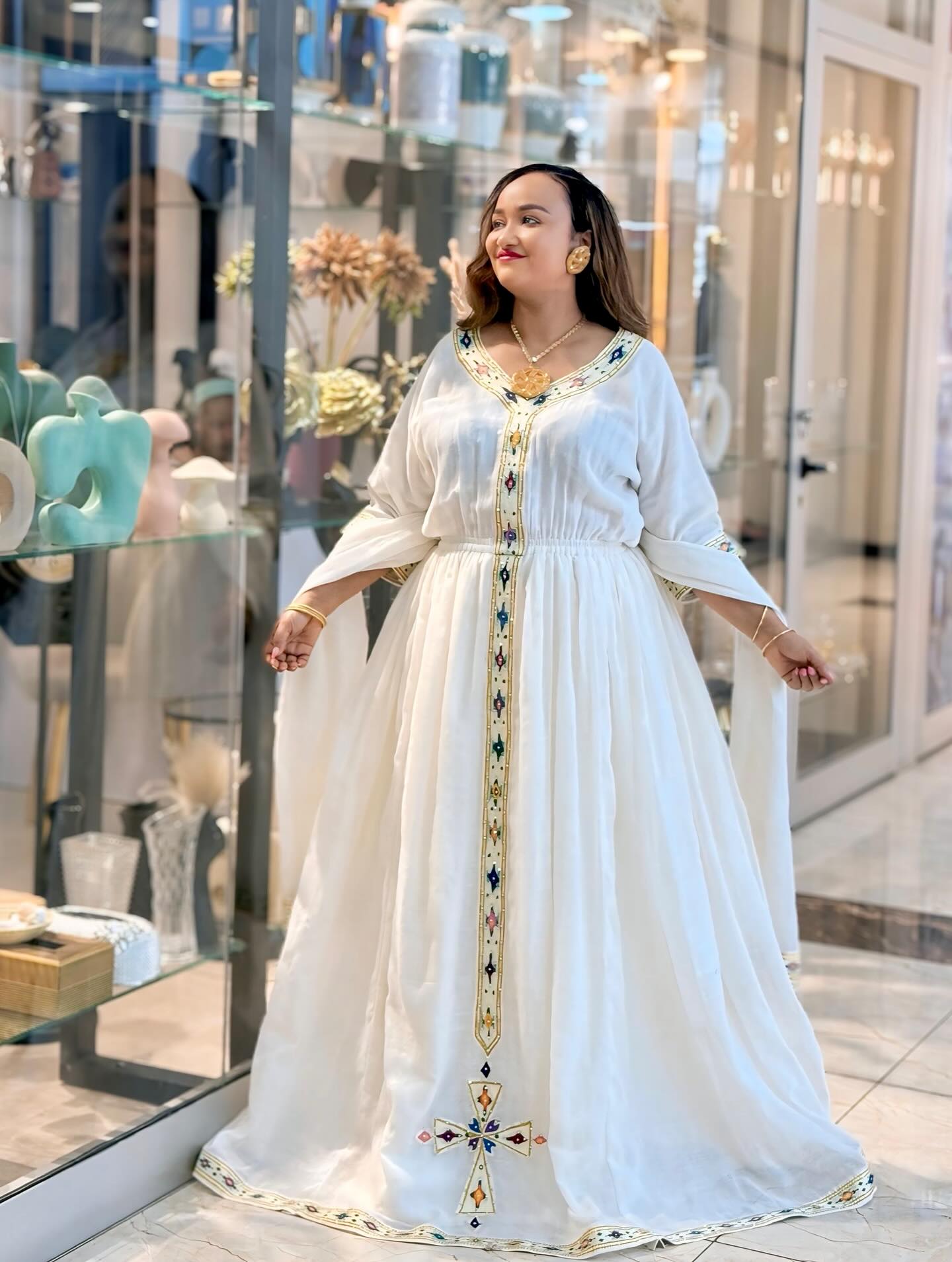 Elegant Habesha Dress – Traditional Ethiopian Clothing with Modern Charm