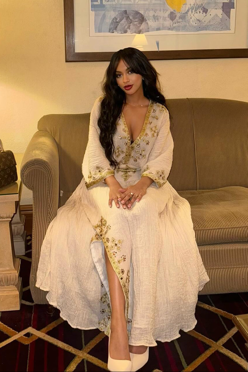 Cultural Habesha Dress Ethiopian Dress Inspired by Traditional Clothing