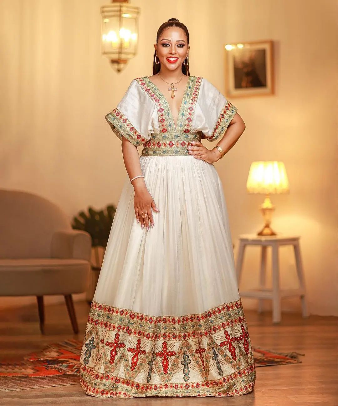 Habesha Dresses Ethiopian Formal Dresses Chiffon Dress Habesha