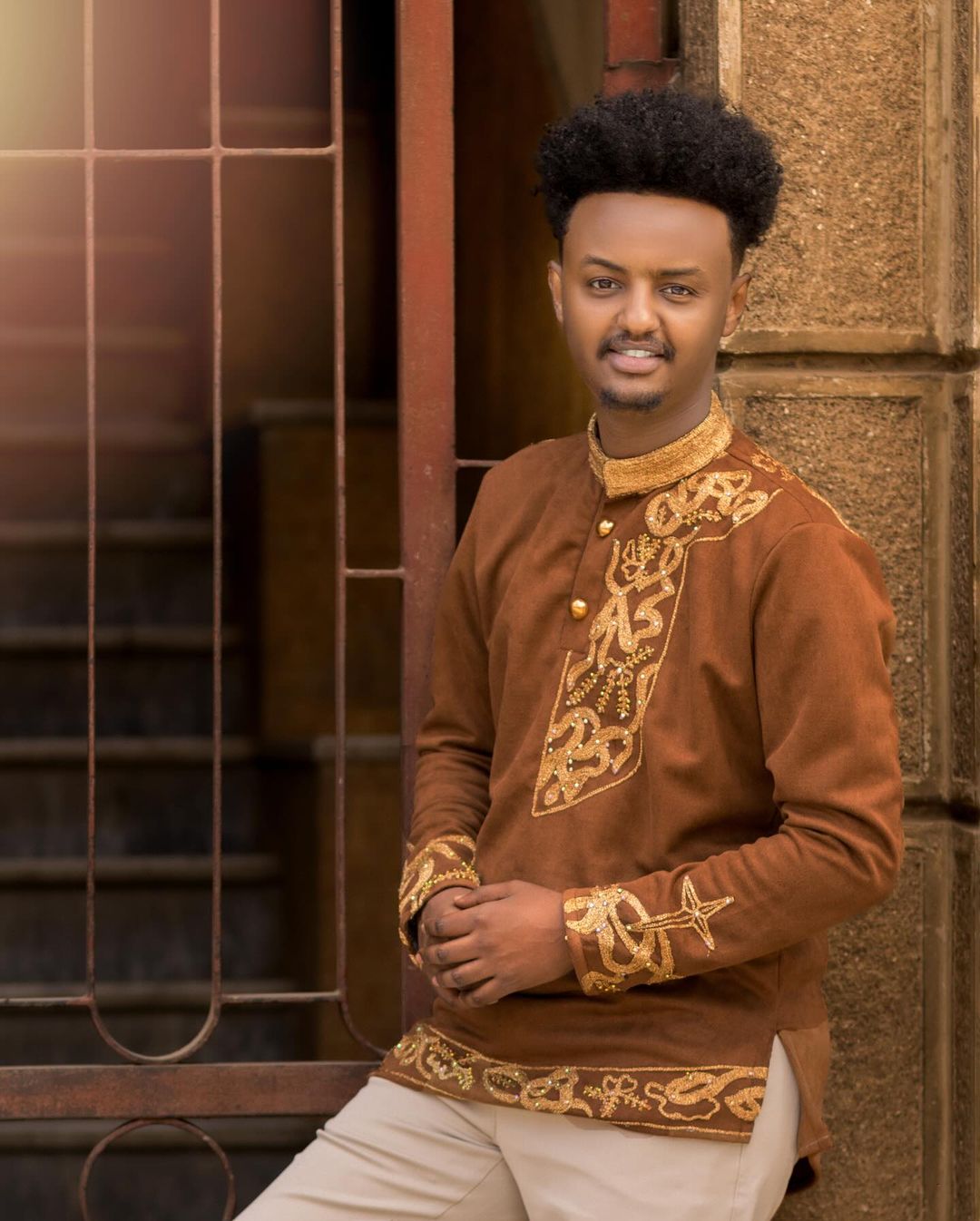 modern habesha dress for men Ethiopian cultural men's clothing