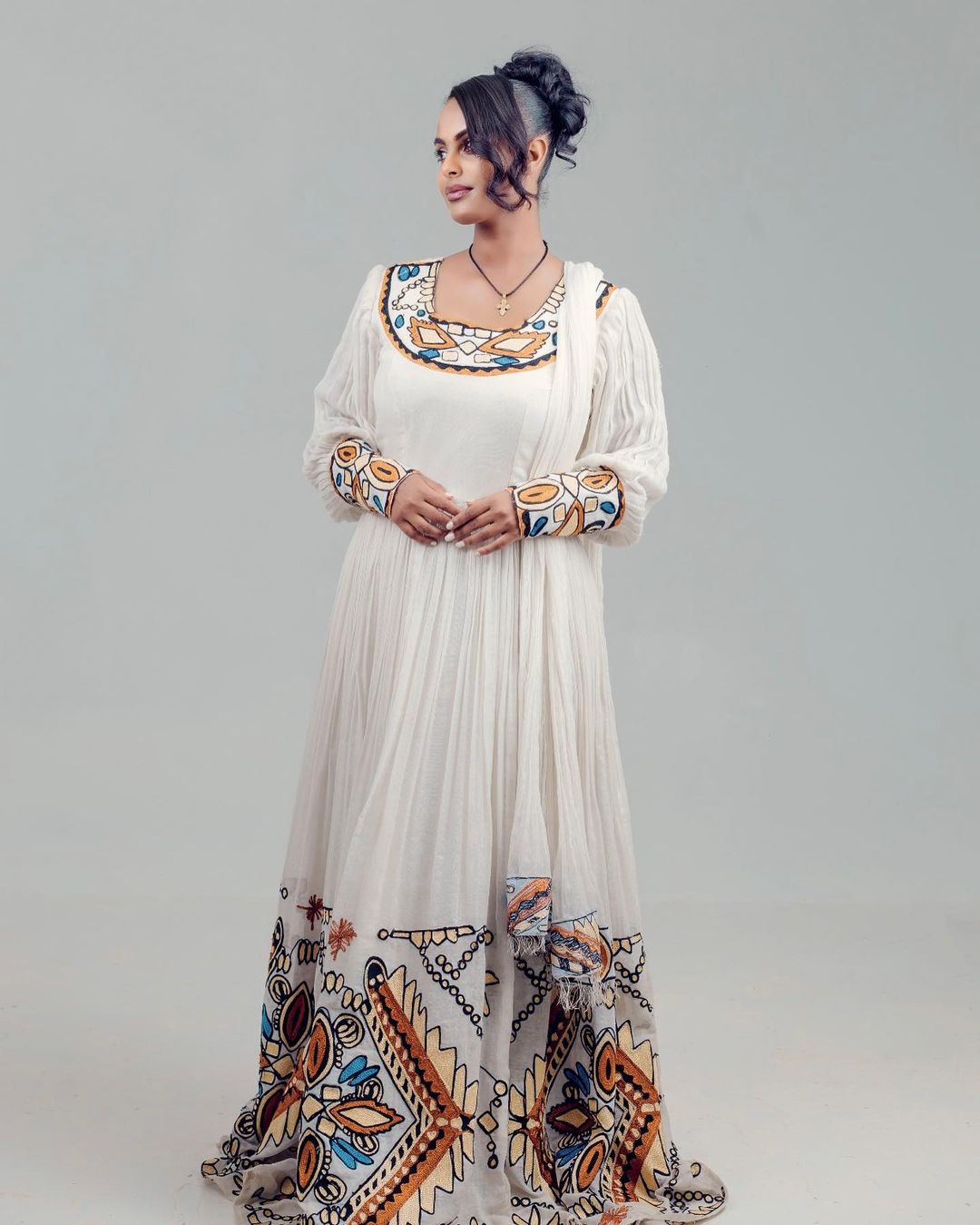 Adorn Yourself in Elegance Exquisite Habesha Dress for Every Occasion
