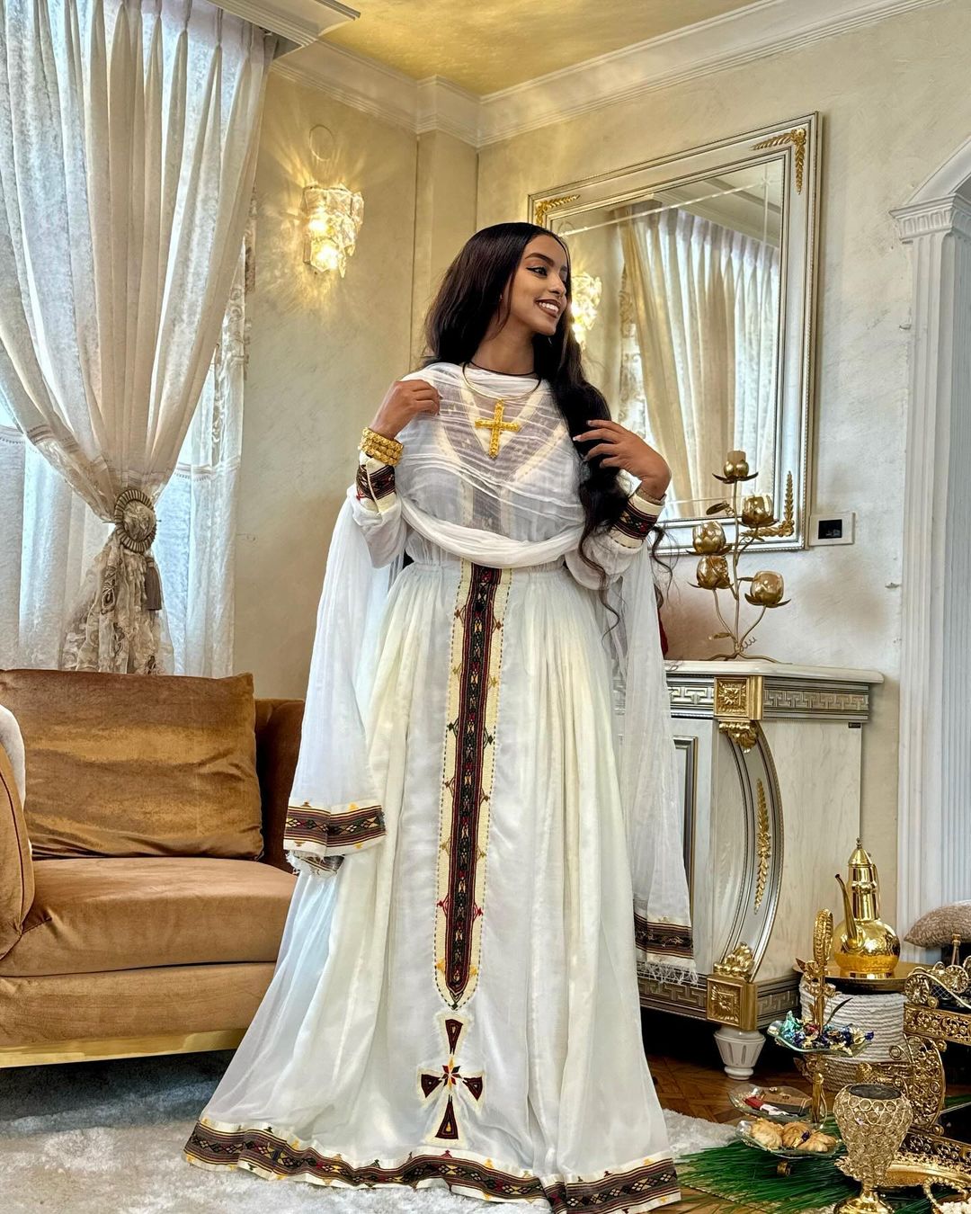 Modern Elegant Habesha Kemis Design Simple Yet Sophisticated Habesha Dress