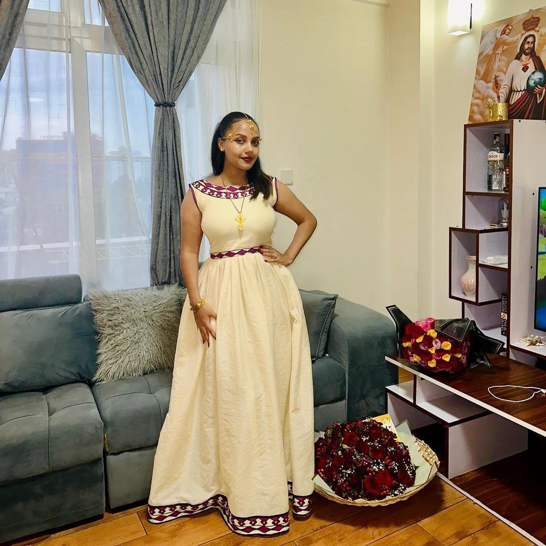 Elegant Simplicity A Beautiful Habesha Dress Timeless Habesha Kemis