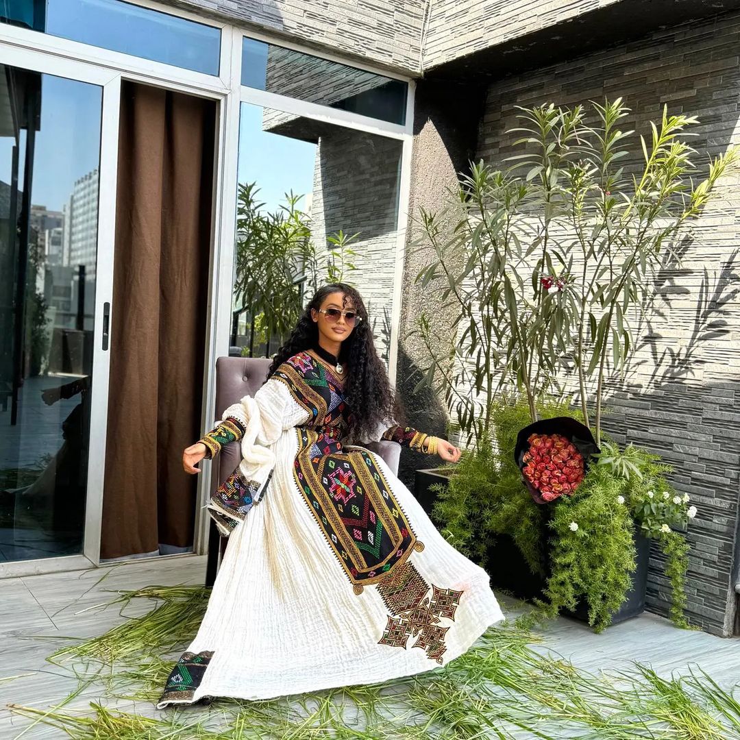Axum Fetil Habesha Kemis Darker Design Habesha Dress