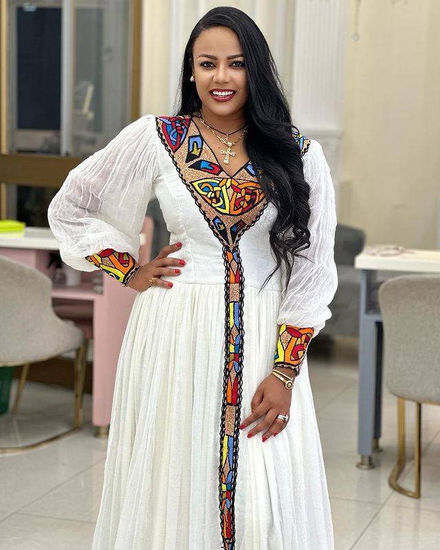 Detailed Pattern Habesha Dress Gorgeous Habesha Kemis