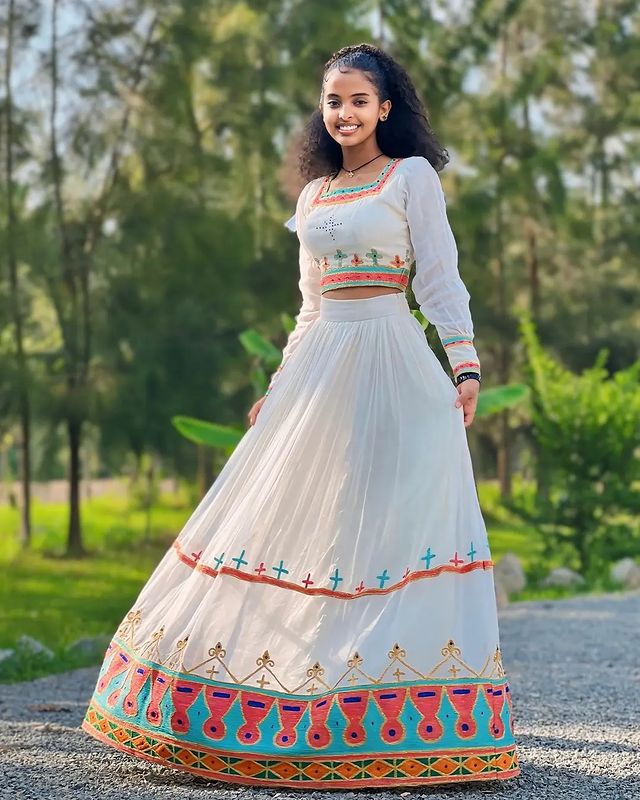 Colorful Habesha Dress