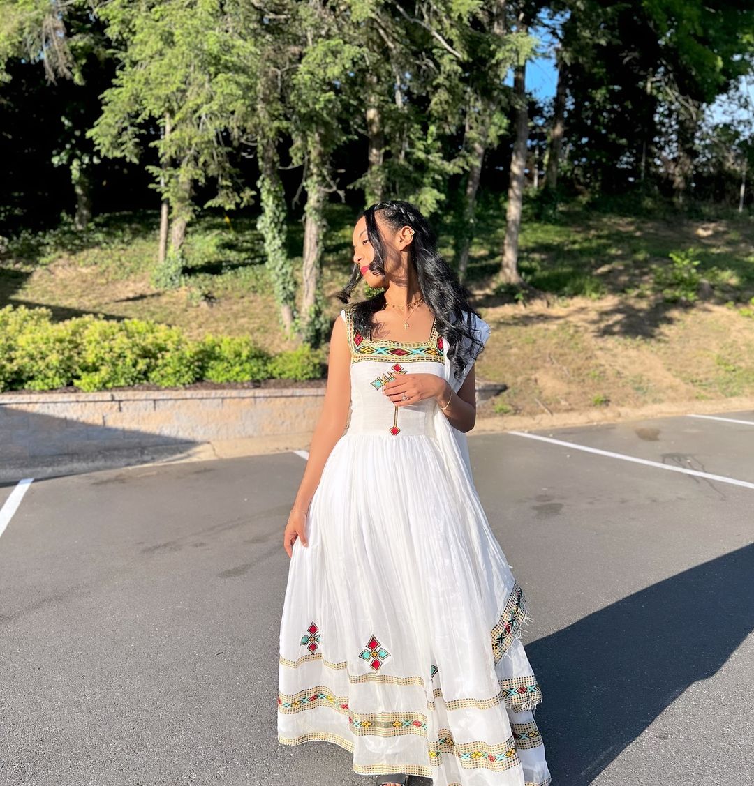 Modern habesha dress
