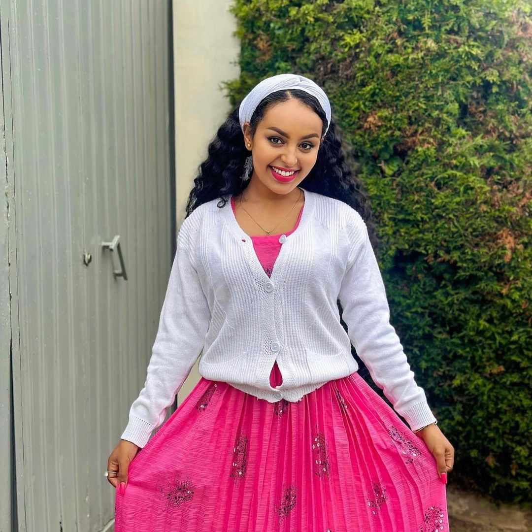 Gorgeous Pink Oromo Dress