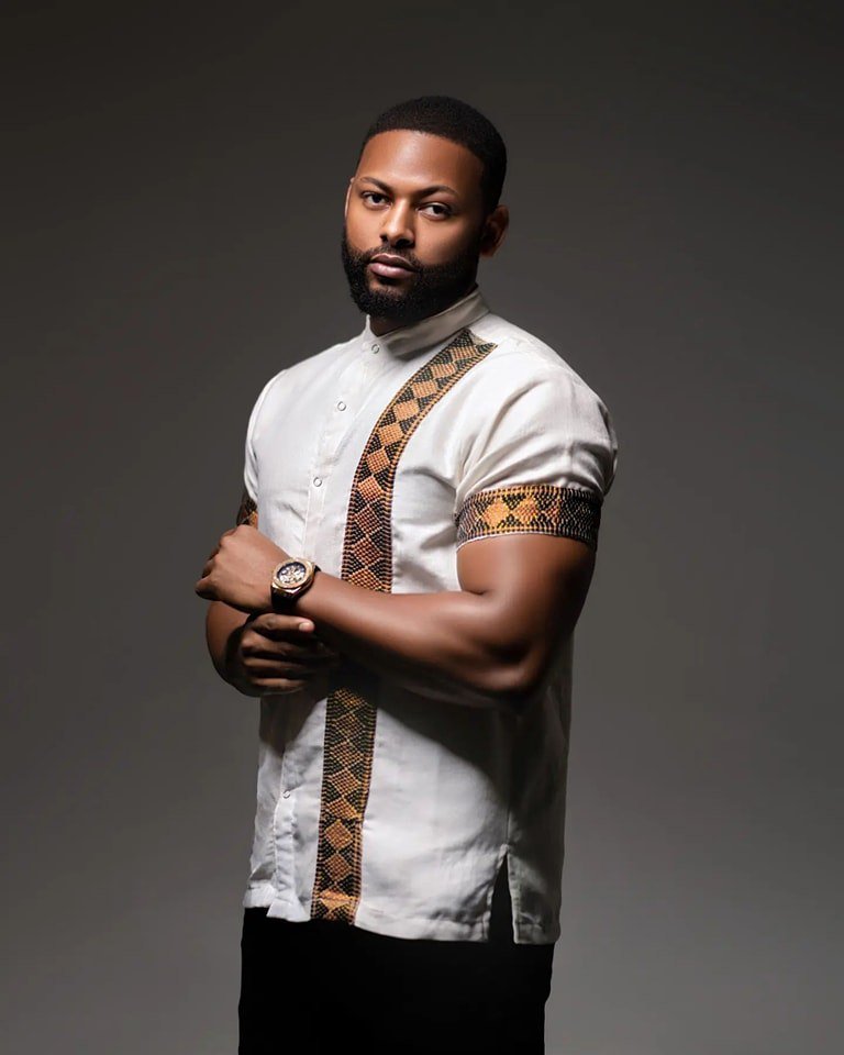 Graceful Traditional Ethiopian Shirt for Men: with Black and Golden Embroidery Habesha Shirt