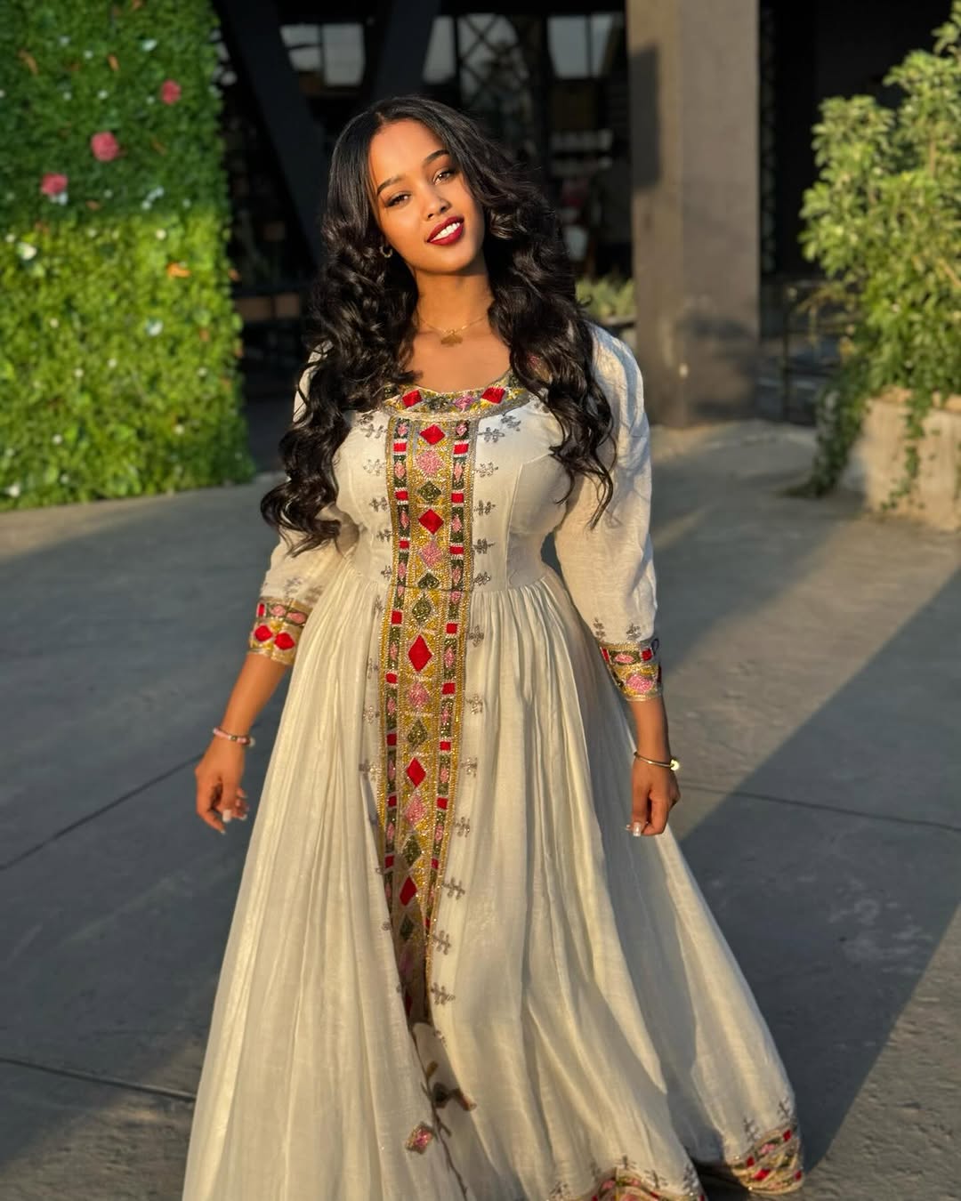 Gorgeous Colorful Ethiopian Dress: Handmade Excellence in Traditional Dress for Your Next Event Habesha Dress
