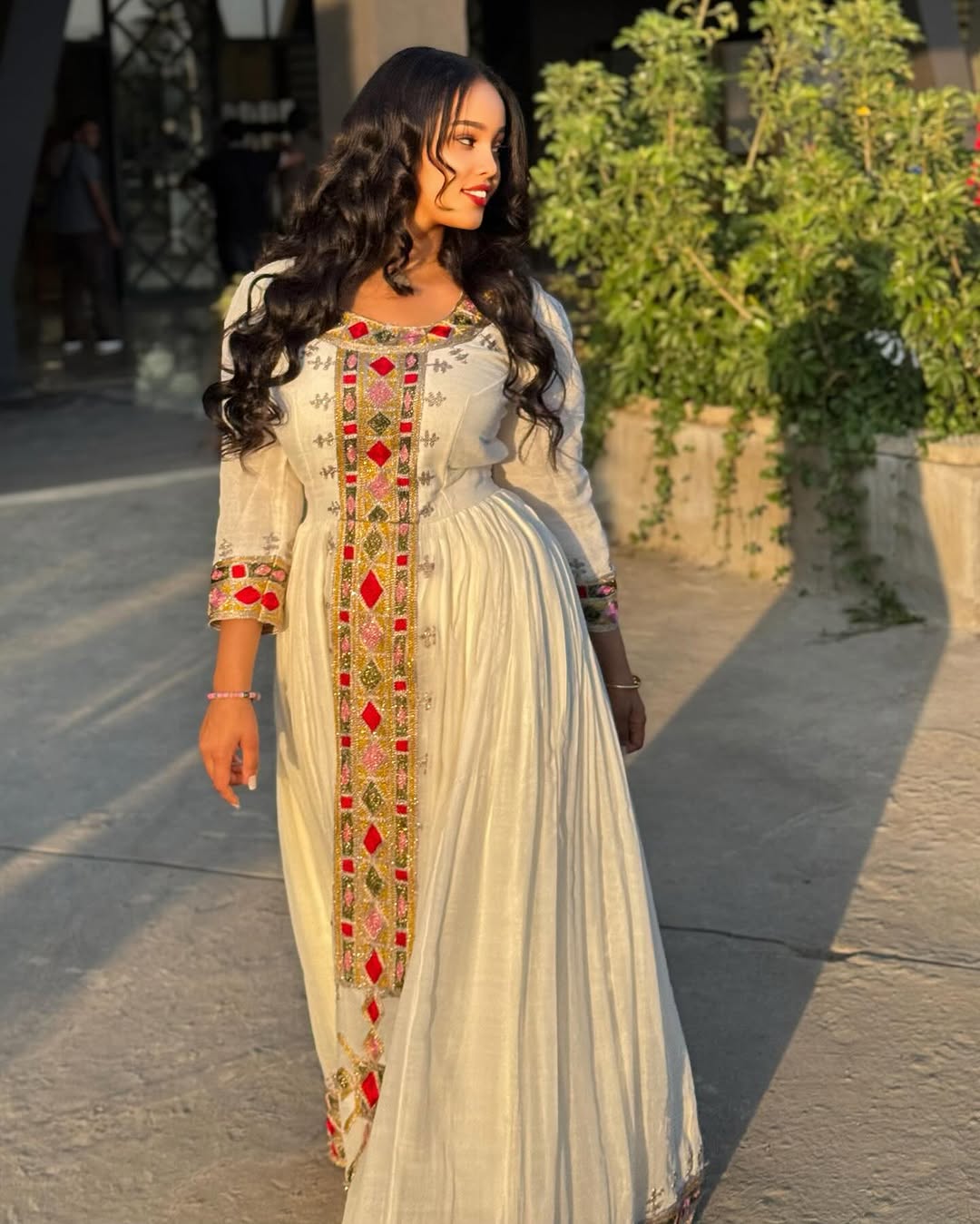 Gorgeous Colorful Ethiopian Dress: Handmade Excellence in Traditional Dress for Your Next Event Habesha Dress