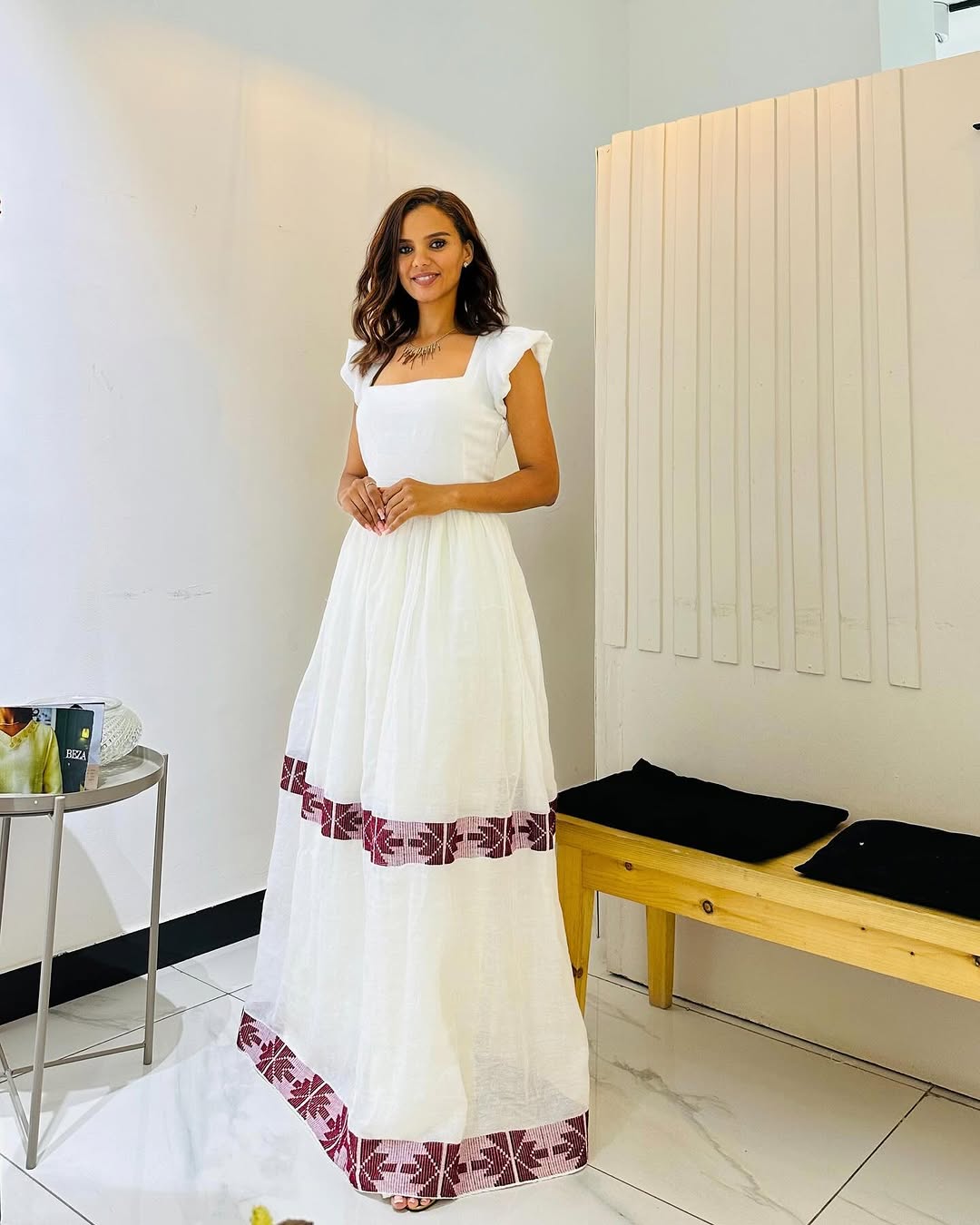 Timeless Elegant Habesha Dress Vibrant Habesha Kemis with Simple Design