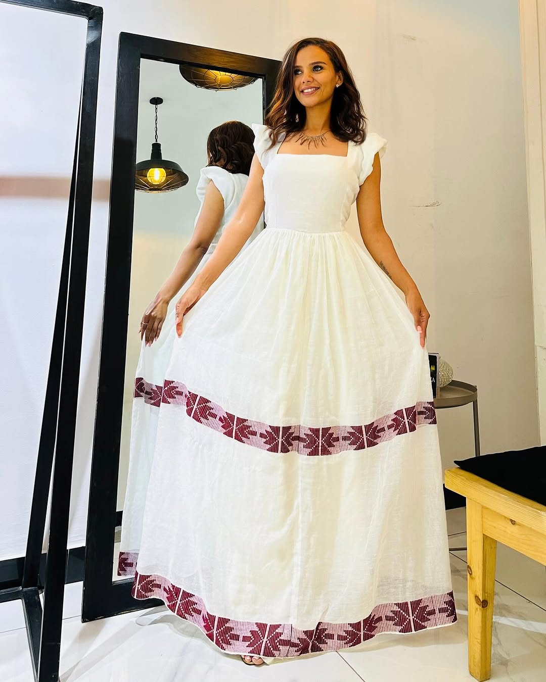 Timeless Elegant Habesha Dress Vibrant Habesha Kemis with Subtle Design