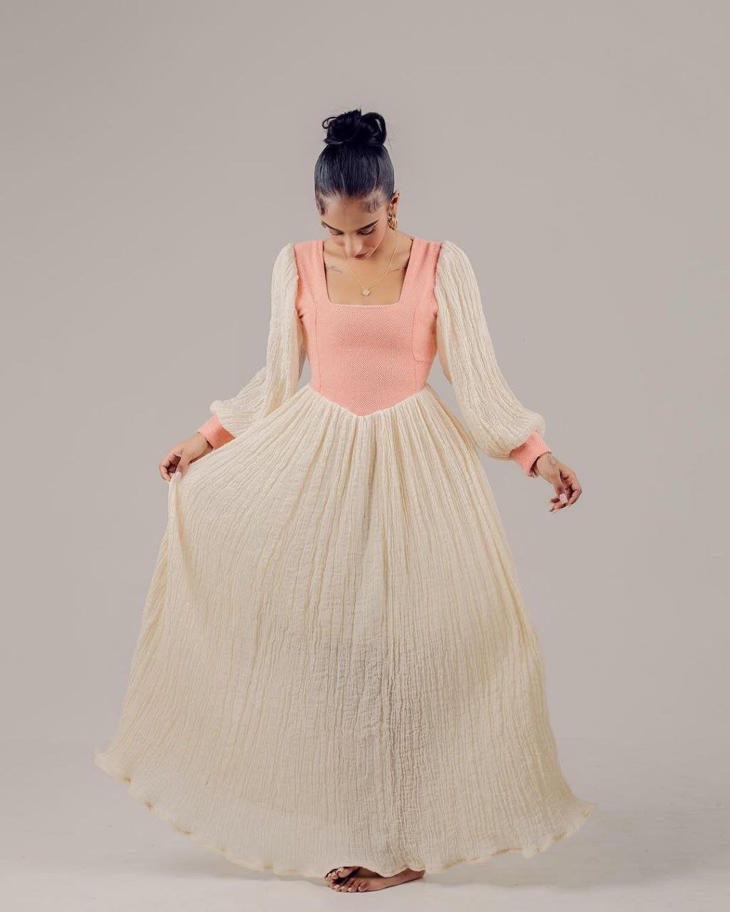 Classic Habesha Kemis with Subtle Embroidery a Graceful Choice for Everyday Wear