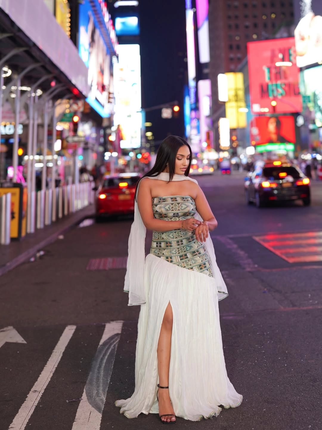 Modern Ethiopian Habesha Kemis Strapless Dress with Tilet and Ethiopian Design