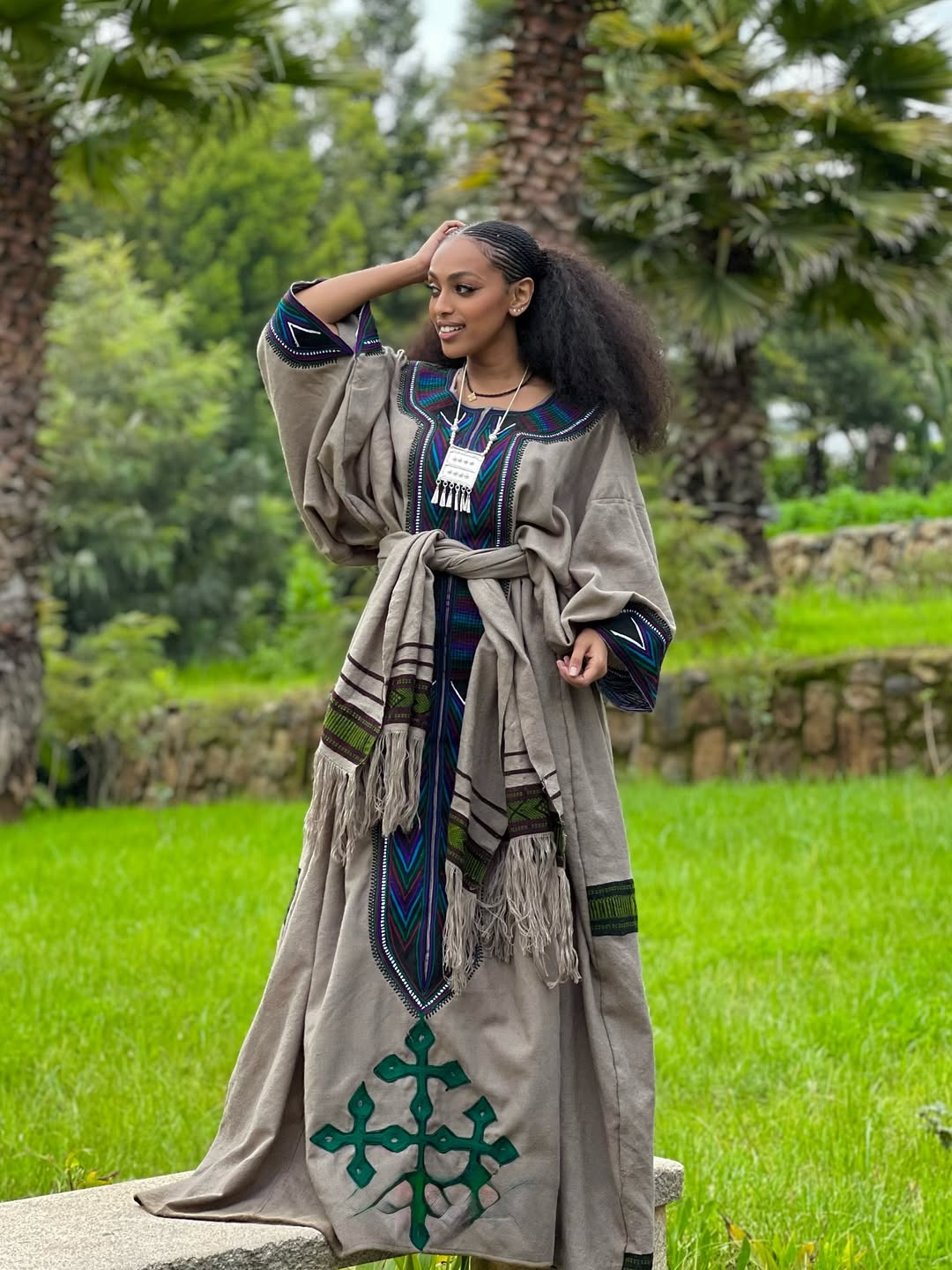 Traditional Ethiopian Dress With Cultural Essence Habesha Dress Elegant Habesha Kemis 0019