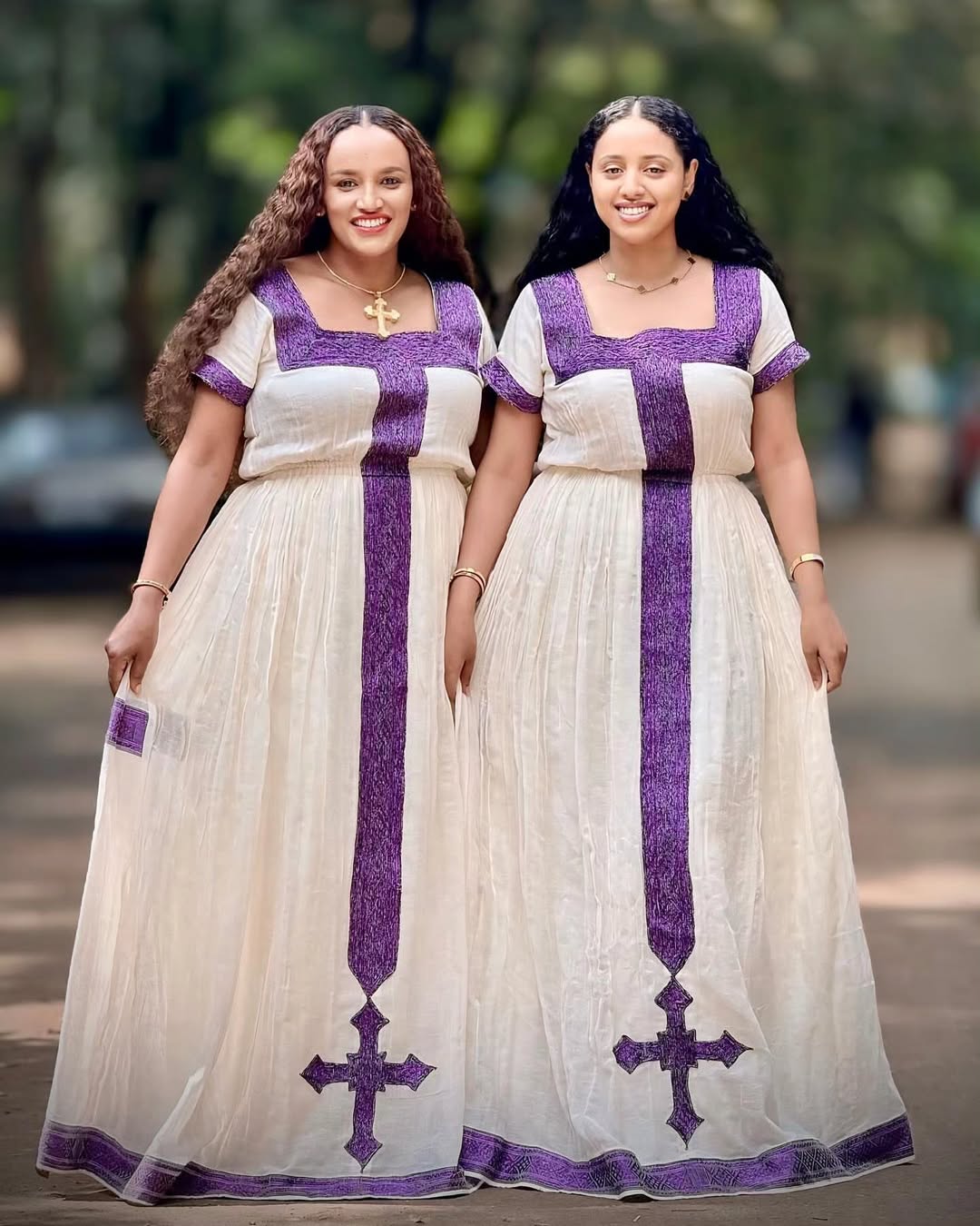 Royal Purple Habesha Dress Luxurious Feel Ethiopian Clothing Stunning Habesha Kemis For Holidays 0037