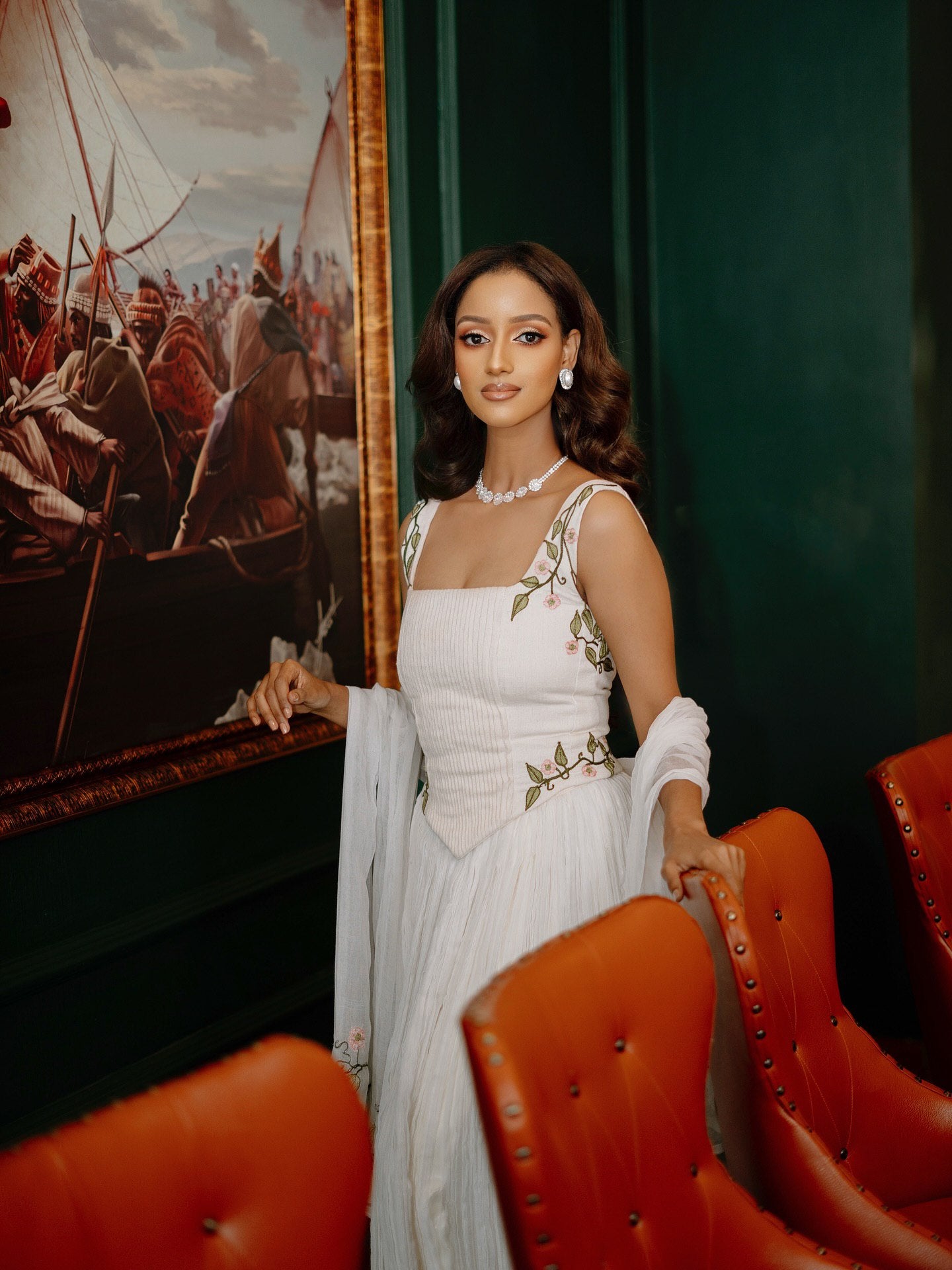 Beautiful Habesha Kemis Stunning Ethiopian Traditional Dress Simple Habesha Dress For Festive 163